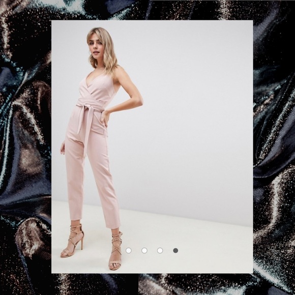 COPY - ASOS Blush Tapered Jumpsuit - Picture 2 of 5